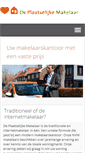Mobile Screenshot of deplaatselijkemakelaar.nl